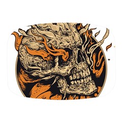Human Skull  Skull Art Skeleton Illustration Mini Square Pill Box by uniart180623