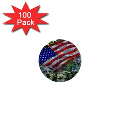 Usa United States Of America Images Independence Day 1  Mini Buttons (100 Pack)  by Ket1n9