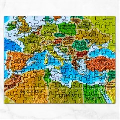 World Map Rectangular Jigsaw Puzzl by Ket1n9