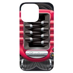 Car Engine Iphone 14 Pro Max Black Uv Print Case by Ket1n9