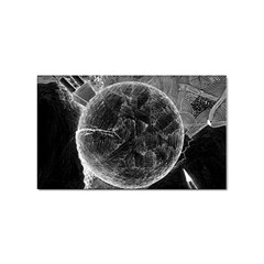 Space-universe-earth-rocket Sticker Rectangular (100 Pack) by Ket1n9