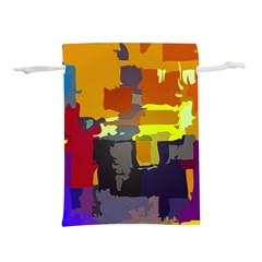 Abstract-vibrant-colour Lightweight Drawstring Pouch (m) by Ket1n9
