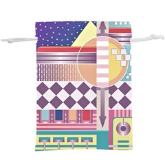 Abstract Shapes Colors Gradient Lightweight Drawstring Pouch (xl) by Vaneshop