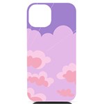 Sky Nature Sunset Clouds Space Fantasy Sunrise iPhone 14 Black UV Print Case Front