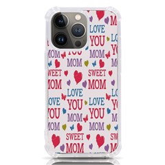 Love Mom Happy Mothers Day I Love Mom Graphic Iphone 13 Pro Tpu Uv Print Case by Vaneshop