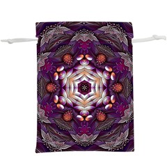 Rosette Kaleidoscope Mosaic Abstract Background Art Lightweight Drawstring Pouch (xl) by Vaneshop