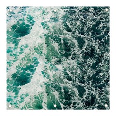 Blue Ocean Waves Banner And Sign 3  X 3  by Jack14