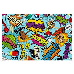 Comic Elements Colorful Seamless Pattern Banner And Sign 6  X 4  by Amaryn4rt