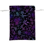 Retro-flower-pattern-design-batik Lightweight Drawstring Pouch (XL) Back
