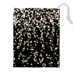 Christmas-bokeh-lights-background Drawstring Pouch (4xl) by Amaryn4rt