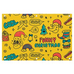 Colorful-funny-christmas-pattern Cool Ho Ho Ho Lol Banner And Sign 6  X 4  by Amaryn4rt