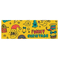 Colorful-funny-christmas-pattern Cool Ho Ho Ho Lol Banner And Sign 12  X 4  by Amaryn4rt