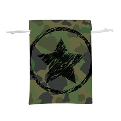Military-camouflage-design Lightweight Drawstring Pouch (l) by Amaryn4rt