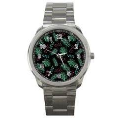 Animals Galaxy Space Sport Metal Watch by Amaryn4rt