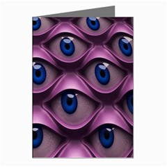 Artistic Eye Psychedelic Greeting Cards (pkg Of 8) by Modalart