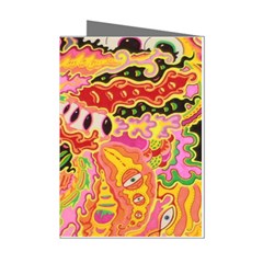 Fantasy Psychedelic Surrealism Trippy Mini Greeting Cards (pkg Of 8) by Modalart