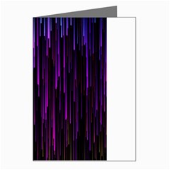 Stars Are Falling Electric Abstract Greeting Cards (pkg Of 8) by Modalart