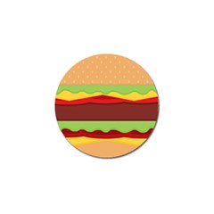 Cake Cute Burger Golf Ball Marker (4 Pack) by Dutashop