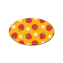 Strawberry Sticker Oval (10 Pack) by Dutashop