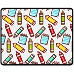 Seamless Pixel Art Pattern Fleece Blanket (Medium) 60 x50  Blanket Front