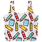 Seamless Pixel Art Pattern Full Print Recycle Bag (XXL) Front