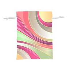 Abstract Colorful Background Wavy Lightweight Drawstring Pouch (m) by Amaryn4rt