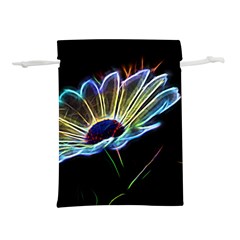 Flower Pattern Design Abstract Background Lightweight Drawstring Pouch (m) by Amaryn4rt