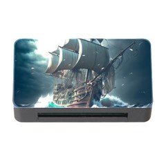 Pirate Ship Boat Sea Ocean Storm Memory Card Reader With Cf by Sarkoni