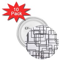 Structure Pattern Network 1 75  Buttons (10 Pack) by Amaryn4rt