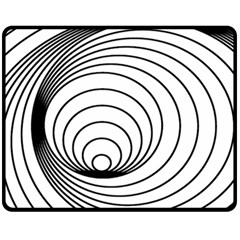 Spiral Eddy Route Symbol Bent Fleece Blanket (medium) by Amaryn4rt