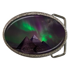Fantasy Pyramid Mystic Space Aurora Belt Buckles by Grandong