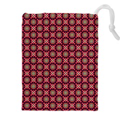Kaleidoscope Seamless Pattern Drawstring Pouch (4xl) by Ravend