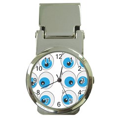 Eyes Comic Cartoon Fun Funny Toon Money Clip Watches by Ndabl3x