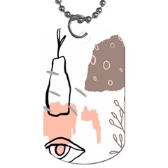 Abstract Art Design Pattern Dog Tag (one Side) by Ndabl3x