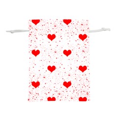 Hearts Romantic Love Valentines Lightweight Drawstring Pouch (m) by Ndabl3x