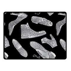 Pattern Shiny Shoes Fleece Blanket (small) by Ndabl3x