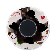 Moustache Hat Bowler Bowler Hat On-the-go Memory Card Reader by Apen
