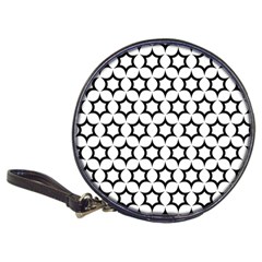 Pattern Star Repeating Black White Classic 20-cd Wallets by Apen