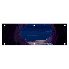 Cartoon Character Wallpapper Adventure Time Beauty In Nature Banner And Sign 6  X 2  by Sarkoni
