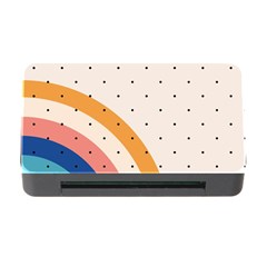 Retro Abstract Geometric Memory Card Reader With Cf by Modalart