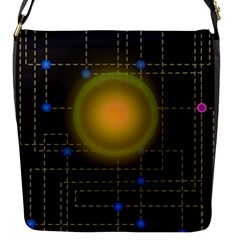 Technology System Flap Closure Messenger Bag (s) by Modalart
