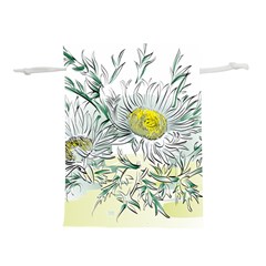 Thistle Alpine Flower Flower Plant Lightweight Drawstring Pouch (l) by Modalart