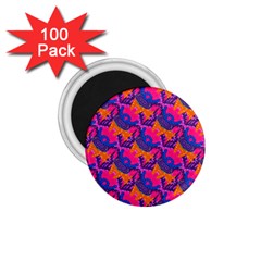 Purple Blue Abstract Pattern 1 75  Magnets (100 Pack)  by Bedest