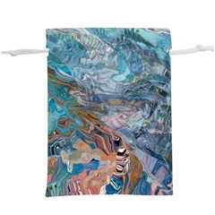 Abstract Delta Lightweight Drawstring Pouch (xl) by kaleidomarblingart