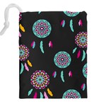 Dreamcatcher Seamless American Drawstring Pouch (4XL) Back