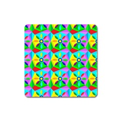 Star Texture Template Design Square Magnet by Ravend