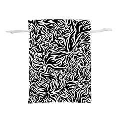 Flames Fire Pattern Digital Art Lightweight Drawstring Pouch (m) by Ravend
