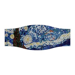 Mosaic Art Vincent Van Gogh Starry Night Stretchable Headband by Modalart