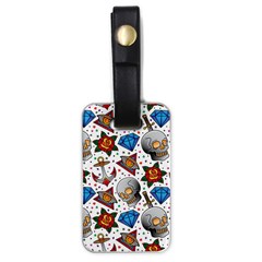 Full Color Flash Tattoo Patterns Luggage Tag (one Side) by Bedest