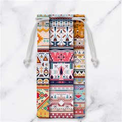 Pattern Texture Multi Colored Variation Jewelry Bag by Pakjumat